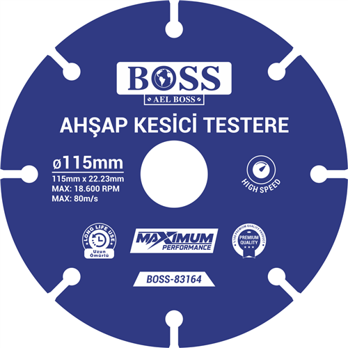 DMAX AHŞAP KESİCİ TESTERE 115 MM